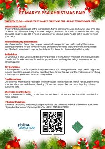 Non Uniform Day for Tombola Donation